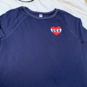 Navy Blue ‘USA’ Sweatshirt